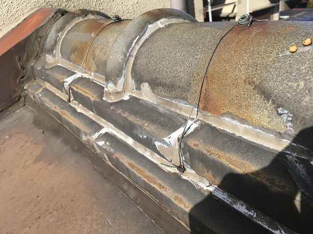 棟部分からの雨漏りに注意